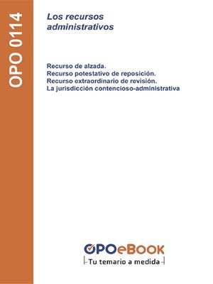 cover image of Los recursos administrativos
